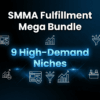 SMMA fulfillment bundle - done-for-you agency assets for 9 local business niches