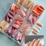 144 Pcs French Tip Nails With Free Nail Glue