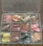 144 Pcs French Tip Nails With Free Nail Glue