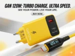 120W Mini USB Charger with Digital Temp Display