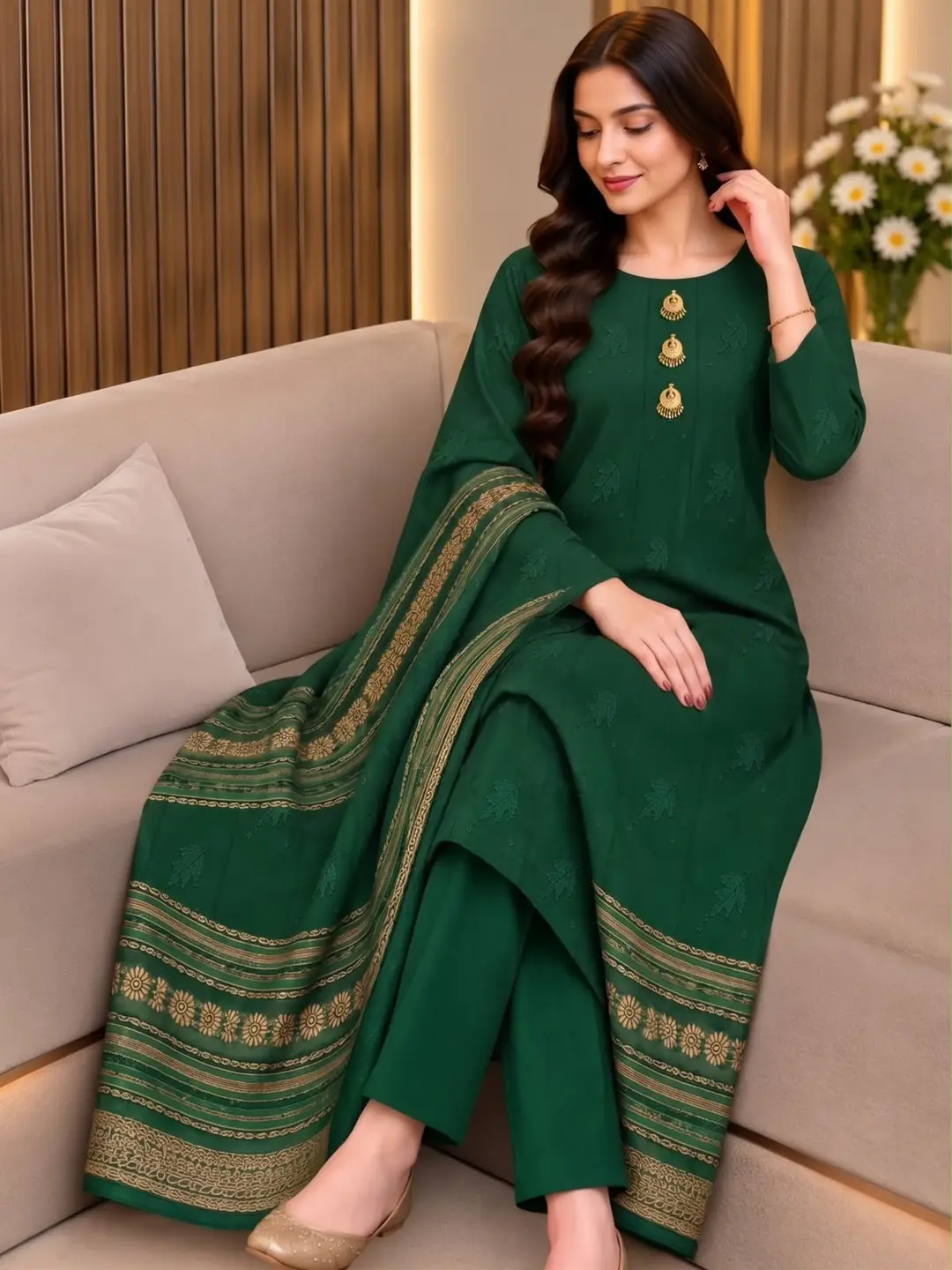 3 Pcs Women's Unstitched Printed Suit 3 Pcs Women's Unstitched Printed Suit
