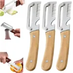 3-in-1 Multi Function Kitchen Tool with Wooden Handle