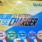 Smart 12V Battery Charger with Pulse Charging & LCD Display